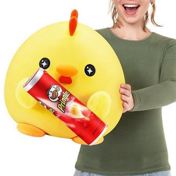 NWT - Zuru Snackles Super Sized 14” Chicken Pringles Plush - Very Rare Find - Picture 8 of 8